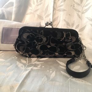 Coach wristlet, vintage.